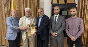 مركز إنماء الفلسطيني يكرّم القائد الوطني عباس زكي تقديرًا لعطائه الوطني”