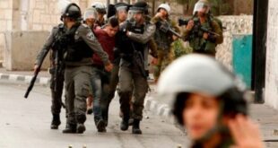 الاحتلال يعتقل 22 مواطنا من قرية العساكرة شرق بيت لحم