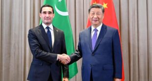 الرئيس شي : الصين مستعدة للعمل مع تركمانستان من أجل استغلال كامل لإمكانات التعاون على أساس الشراكة المربحة للجانبين