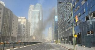 قصف صاروخي من ايران على تل ابيب وحيفا والنقب يوقع اضراراً كبيرة
