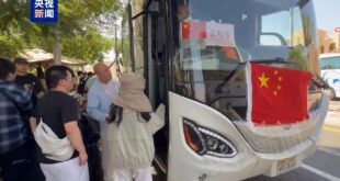 إجلاء 119 مواطنا صينيا من إسرائيل إلى مصر