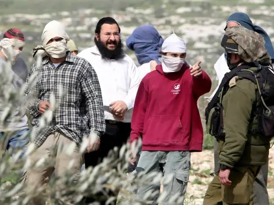 مستوطنون يهاجمون قرية دير جرير شرق رام الله