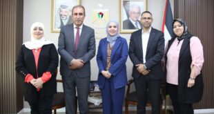 رئيس ديوان الجريدة الرسمية يستقبل رئيس جامعة فلسطين التقنية - خضوري