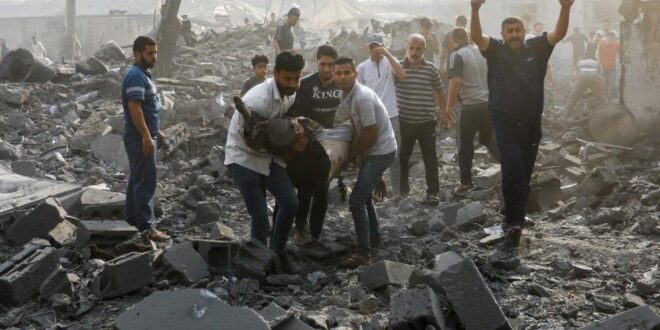 شهداء وجرحى اثر قصف الاحتلال وسط وجنوب قطاع غزة