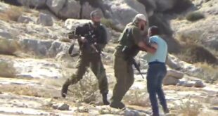 الاحتلال يعتقل مواطنا بعد الاعتداء عليه في مسافر يطا جنوب الخليل