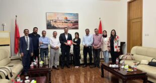 سفارة فلسطين في الصين تلتقي الوفد الإعلامي المشارك في دورة "الصناعة الرقمية"