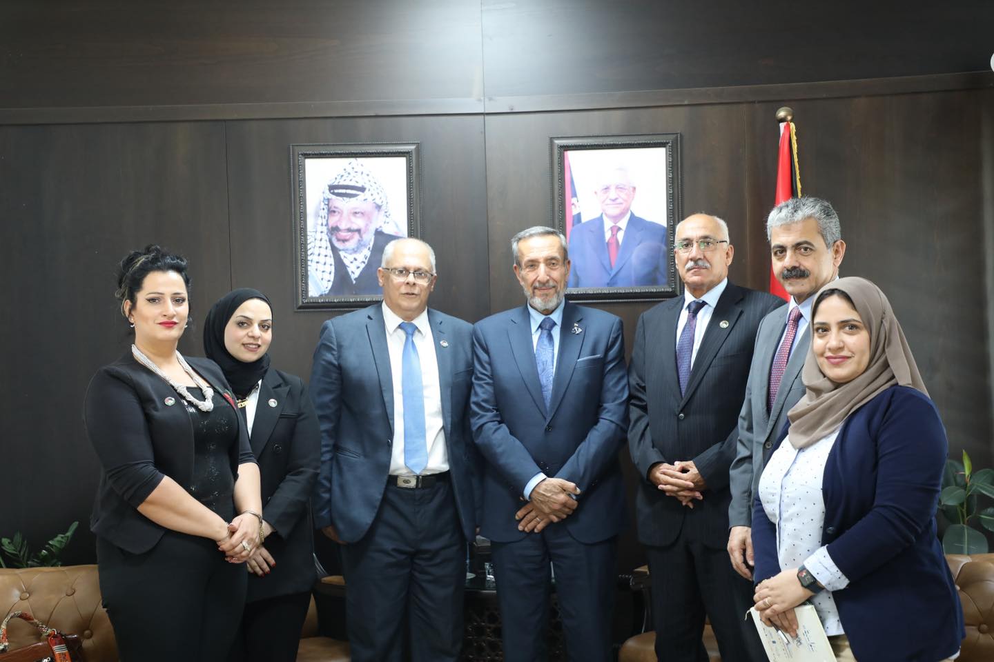 وزير العدل يلتقي وفدًا من الحملة الاكاديمية الدولية لمناهضة الاحتلال والابرتهايد الاسرائيلي ( IACA )