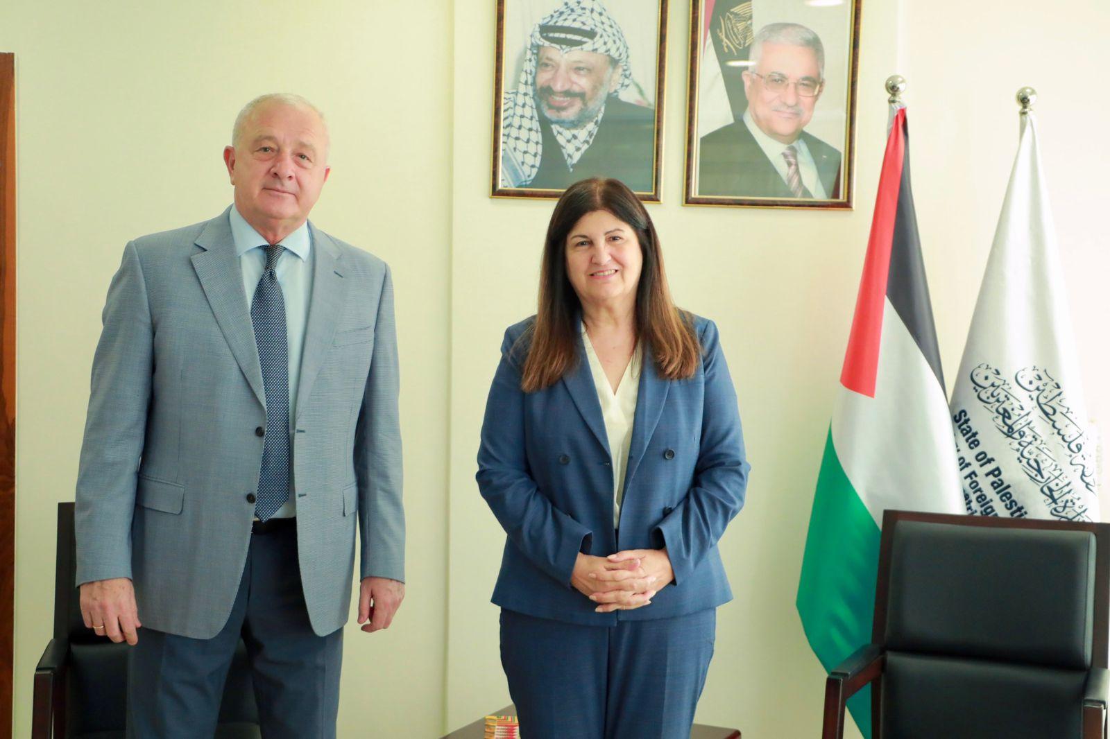 وزيرة الخارجية فارسين أغابكيان شاهين تثمن الموقف الروسي الداعم لحقوق الشعب الفلسطيني