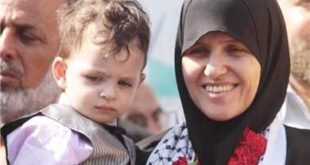 ارتقاء أصغر أسير محرر في غزة