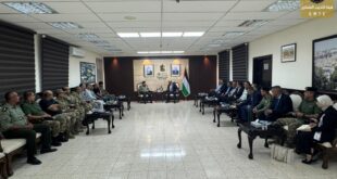 هيئة التدريب العسكري تشارك في لقاء نظمته محافظة أريحا