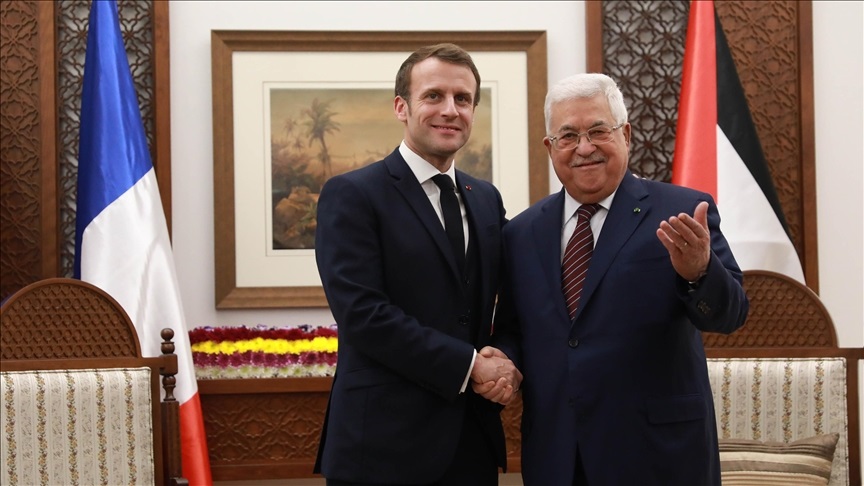 الرئيس الفرنسي ماكرون في رده على رسالة الرئيس الفلسطيني عباس: سنعترف رسميا بدولة فلسطين في أيلول
