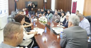 أمجد برهم يلتقي متطوعي مؤسسة الرؤيا الفلسطينية لبحث إنشاء مدرسة زراعية في الأغوار