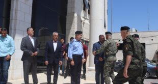 قائد قوات الأمن الوطني الفلسطيني يزور محافظة الخليل ويؤكد على أهمية العمل المشترك