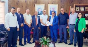 المحافظ أبو عليا يلتقي وفد بلدية بيت جالا وجمعية المخرور ويؤكد دعم المحافظة للزراعة البيئية والتنمية المستدامة.