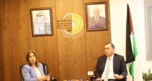 وزيرة شؤون المرأة ورئيس غرفة تجارة وصناعة رام الله والبيرة يبحثان آليات تمكين النساء وتعزيز حضورهن الاقتصادي