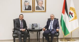 حسين الشيخ يبحث مع القنصل الفرنسي مستجدات التحرك لعقد مؤتمر دولي للاعتراف بدولة فلسطين