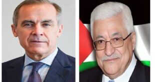 خلال اتصاله بالرئيس عباس: رئيس الوزراء الكندي يعلن أن بلاده ستعترف بدولة فلسطين في أيلول المقبل