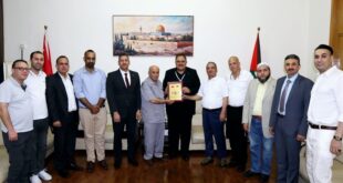 سفارة دولة فلسطين في الصين تكرم نائب أمين سر حركة فتح صبري صيدم