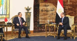 خلال لقائه الرئيس المصري عبد الفتاح السيسي ، رئيس مجلس الدولة الصيني : الصين تتطلع إلى تعميق تعاون الحزام والطريق مع مصر