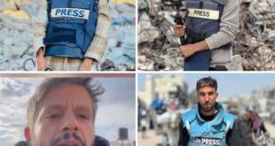 " مدى " يدين استشهاد أربعة صحفيين خلال تغطيتهم الصحفية في مستشفى ناصر بخانيونس