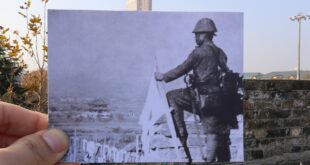 حول مذبحة نانجينغ شرقي الصين ،، الجدران التي تمشي عليها اليوم كانت في الماضي ساحة معركة مشتعلة