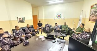 الأمن الوطني يشارك في لقاء مع الدفاع المدني في بلدة الرام