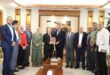 اللواء محمد الخطيب يستقبل وفد دائرة حقوق الانسان في منظمة التحرير الفلسطينية