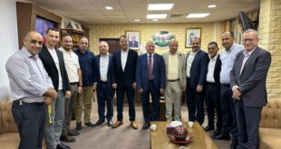 وفد من ملتقى رجال الأعمال الفلسطيني يزور مقر الأمن الوقائي في الخليل
