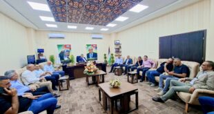 محافظ نابلس يزور مقر جهاز الأمن الوقائي في محافظة نابلس