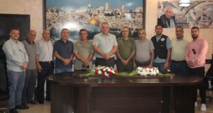 لجنة العلاقات العامة في الأجهزة الأمنية تلتقي جامعة القدس المفتوحة فرع جنين