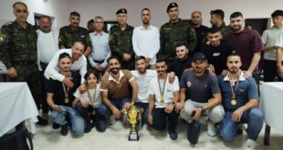 قوات الأمن الوطني تكرم الفائزين والمشاركين في بطولة كأس القوات في الخليل
