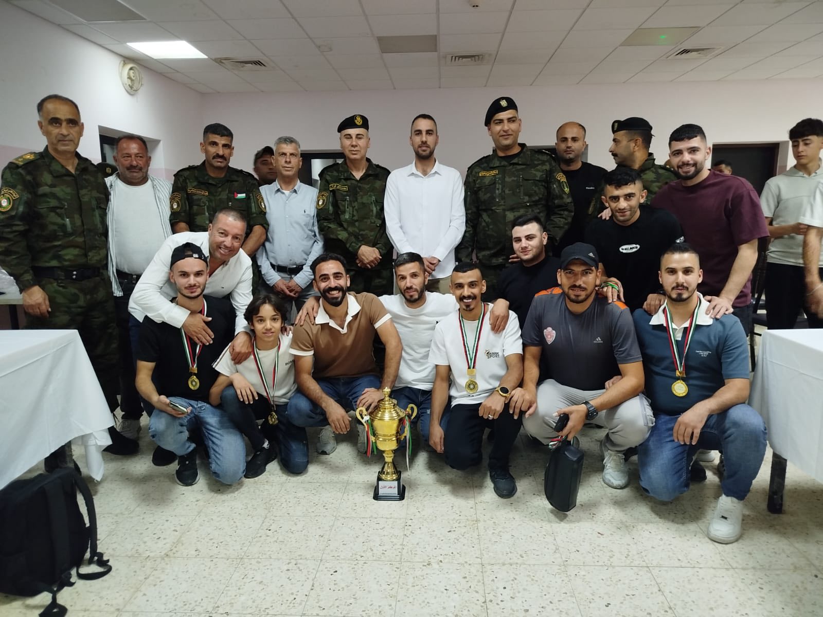 قوات الأمن الوطني تكرم الفائزين والمشاركين في بطولة كأس القوات في الخليل