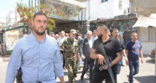 لبنان : قائد قوات الأمن الوطني يتفقد تشكيلات الأمن الوطني الفلسطيني في مخيم عين الحلوة
