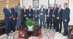 نقيب المحامين يستقبل رئيس سلطة الأراضي ورئيس هيئة تسوية الأراضي والمياه