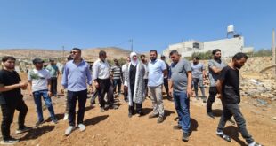 محافظ رام الله والبيرة د. ليلى غنام من المغير : ما يجري سياسة استيطانية ممنهجة وزيتون المغير أكبر من عمر الاحتلال ومستوطنيه