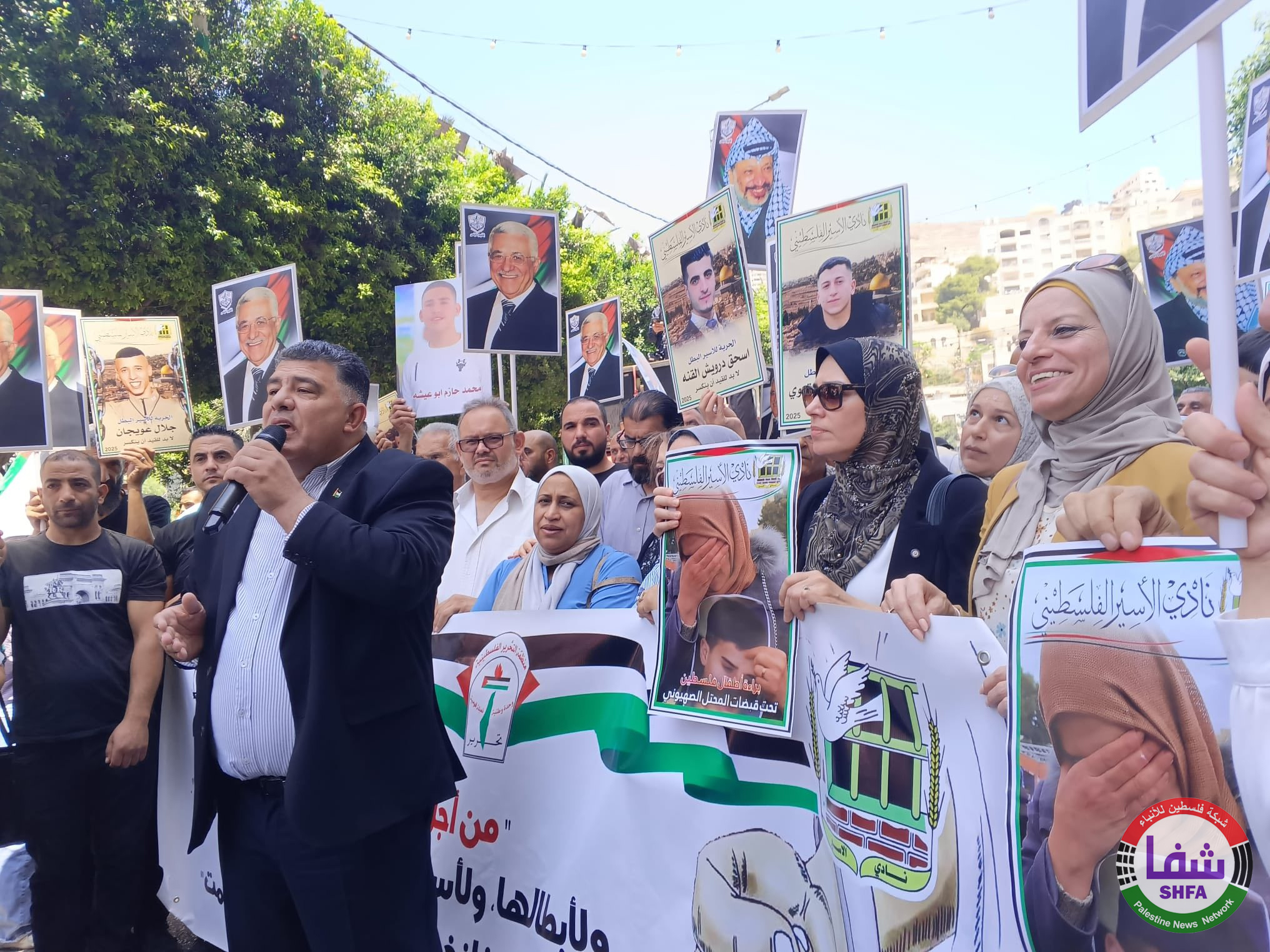 مسيرات حاشدة في مدن الضفة بـ"اليوم الوطني" لنصرة غزة والأسرى