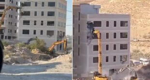 الاحتلال يهدم بناية في منطقة "قبر حلوة" شرق بيت لحم