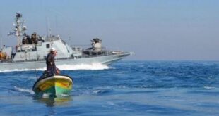 قوات الاحتلال تعتقل 6 صيادين من بحر وسط غزة