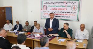 محافظ الخليل خالد دودين يشارك في احياء الذكرى 58 لانطلاقة جبهة النضال الشعبي الفلسطيني