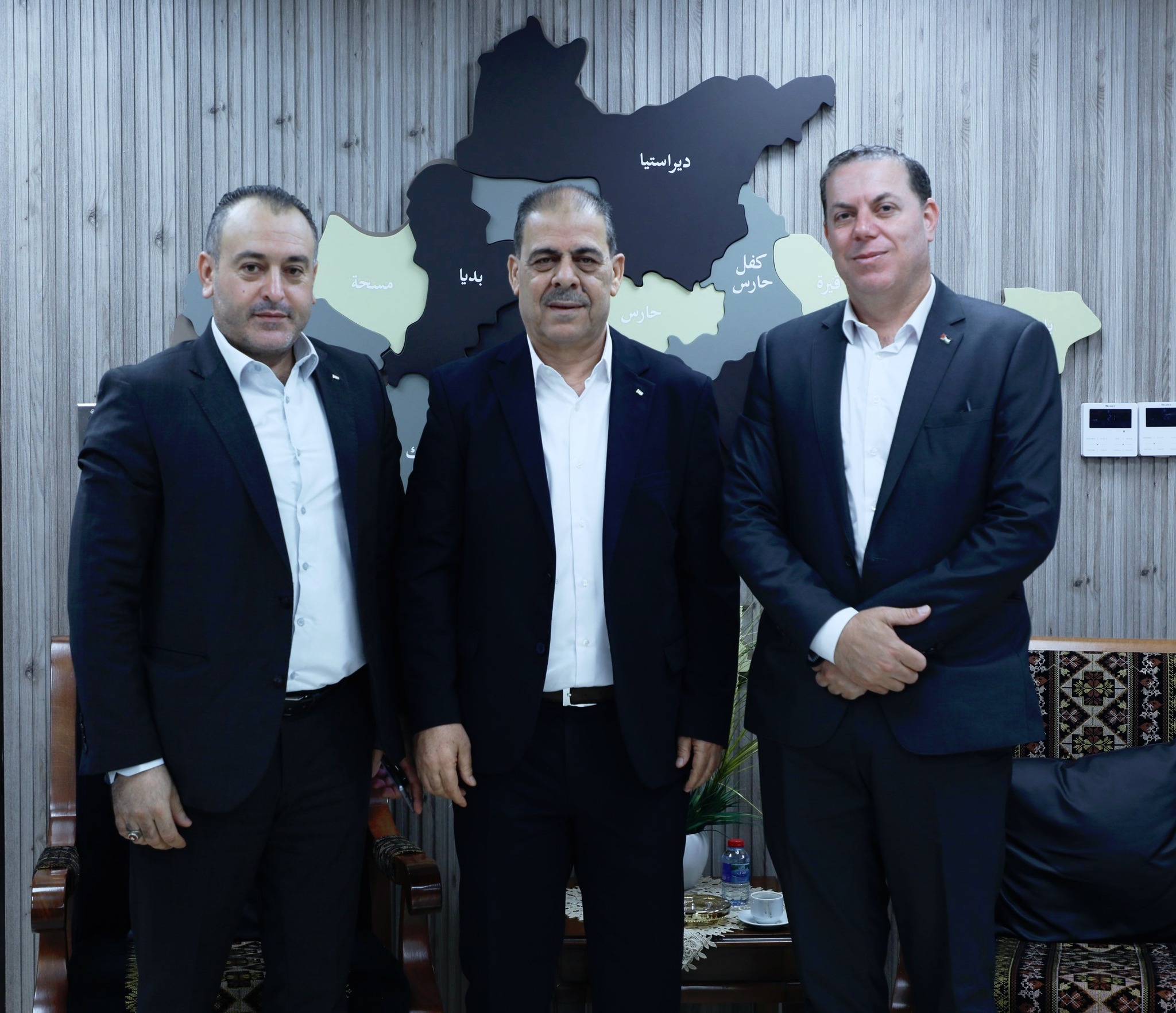 محافظ سلفيت يستقبل المتحدثين باسم حركة فتح