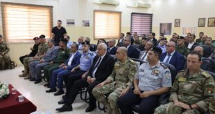 وزير الداخلية اللواء زياد هب الريح يخرج دورة القيادات المتوسطة الـ28