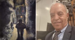 في آخر الزقاق هناك ضوء يحيي الأمل ، لوحة الفنان محمد الدغليس (زقاق من سلفيت) ، شعر ، بقلم : د. وليد العريض