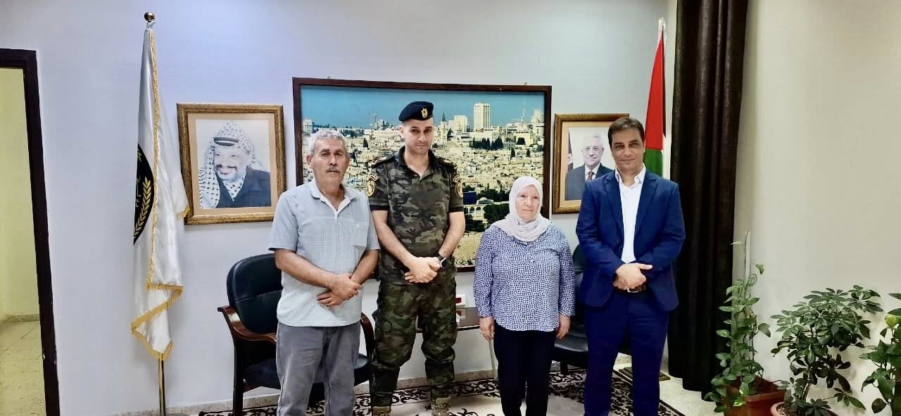 الأمن الوطني يستقبل اللواء رائدة الفارس في زيارة إنسانية بجنين