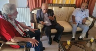 النضال الشعبي تزور المناضل الأممي جورج عبدالله