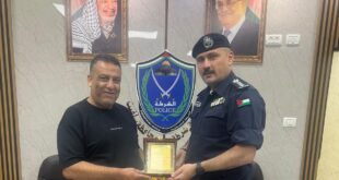 تكريم العقيد نبيل حجازي تقديراً لجهوده