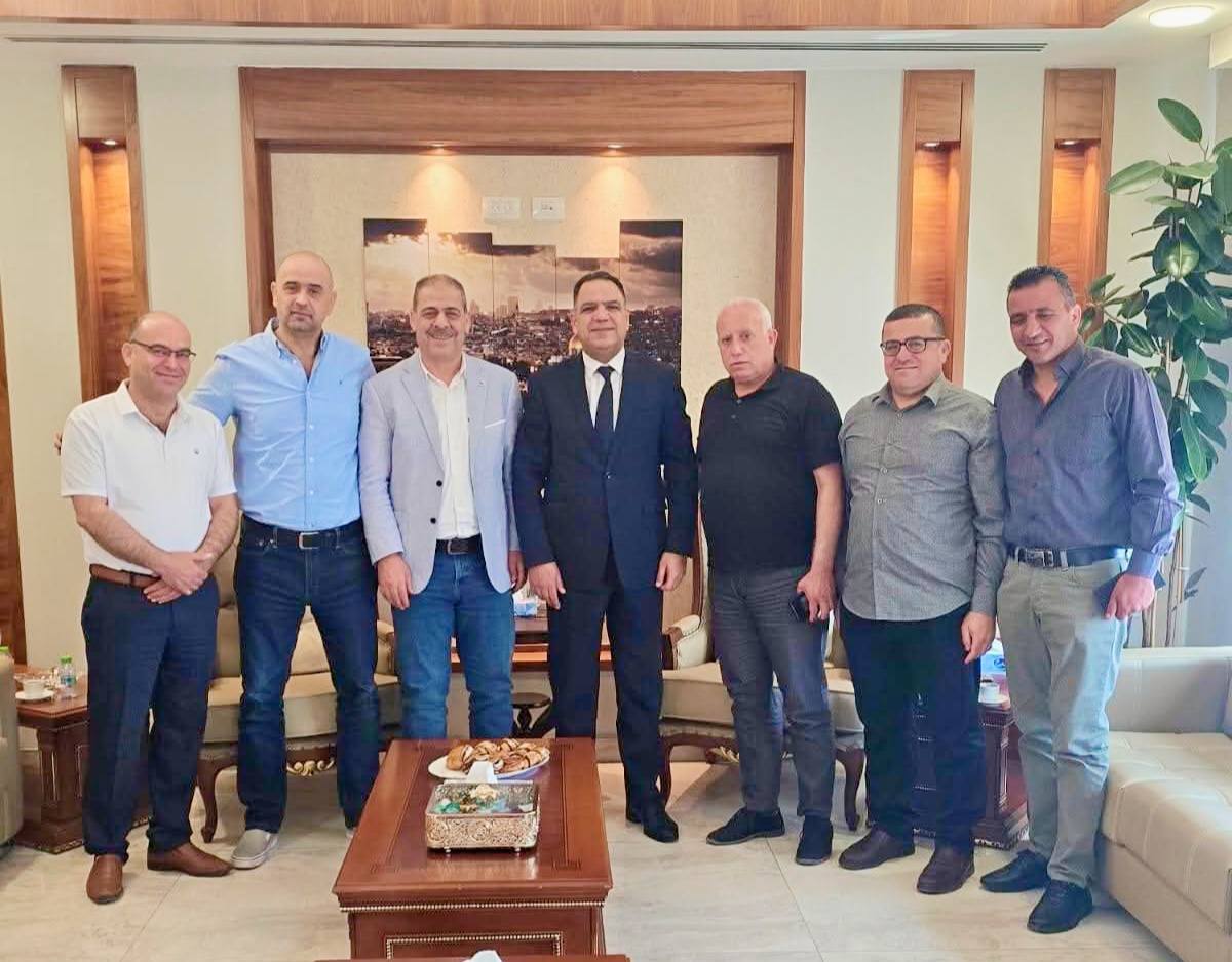 محافظ سلفيت يزور مدير عام جهاز الاستخبارات العسكرية