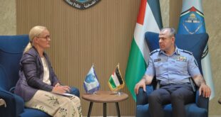 اللواء علام السقا يلتقي رئيسة بعثة الاتحاد الأوروبي لدعم الشرطة الفلسطينية وسيادة القانون