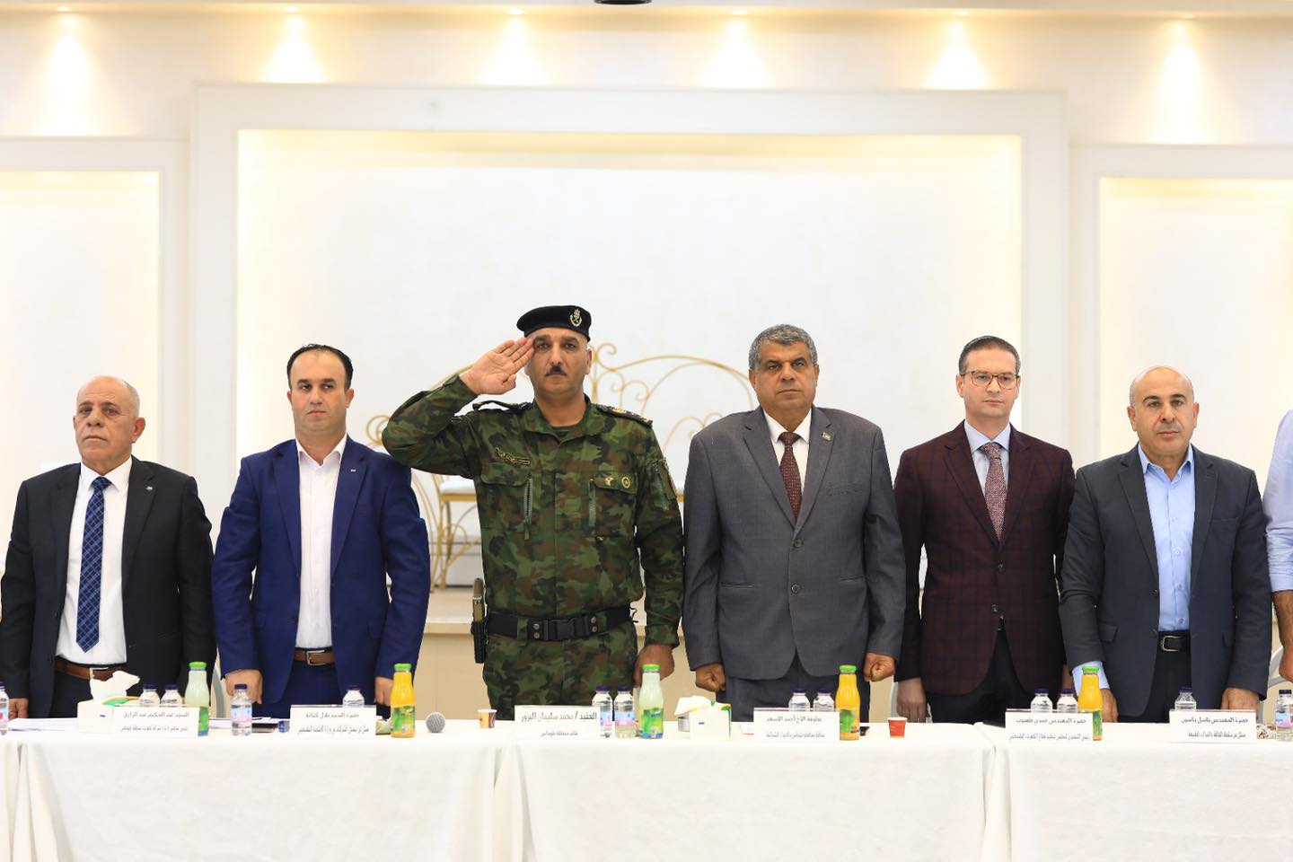 الأمن الوطني يستقبل رئيس الغرفة التجارية ومدير الارتباط في طوباس