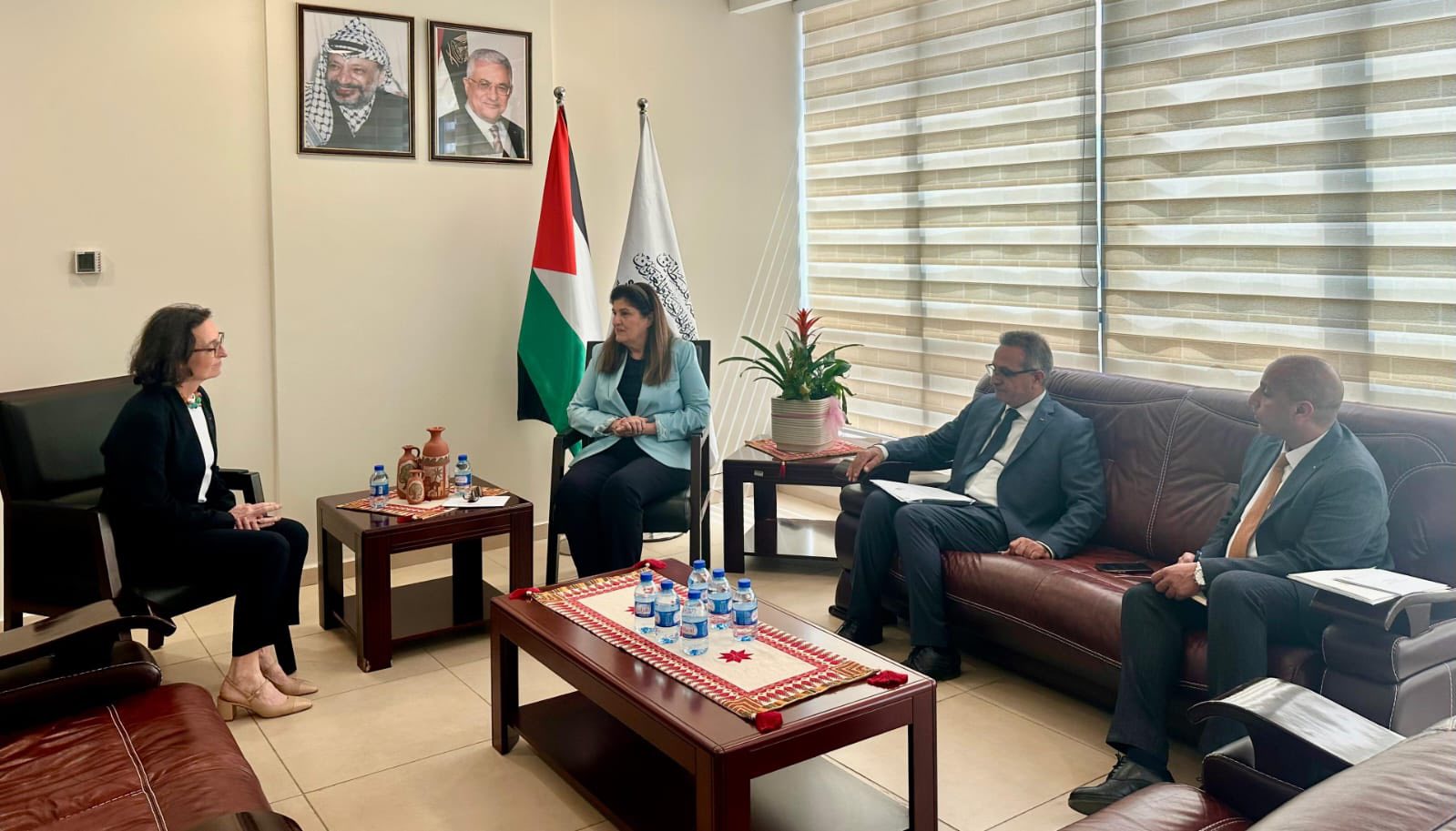 وزيرة الخارجية فارسين شاهين تحث بلجيكا على الاعتراف بدولة فلسطين