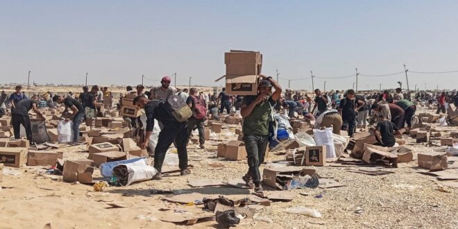 9 شهداء من منتظري المساعدات برصاص الاحتلال شمال رفح ووسط قطاع غزة